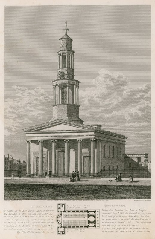 St Pancras Church, London, Middlesex by English School