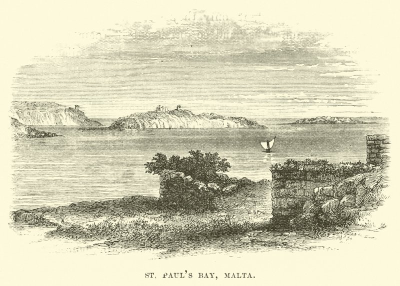 St Pauls Bay, Malta by English School