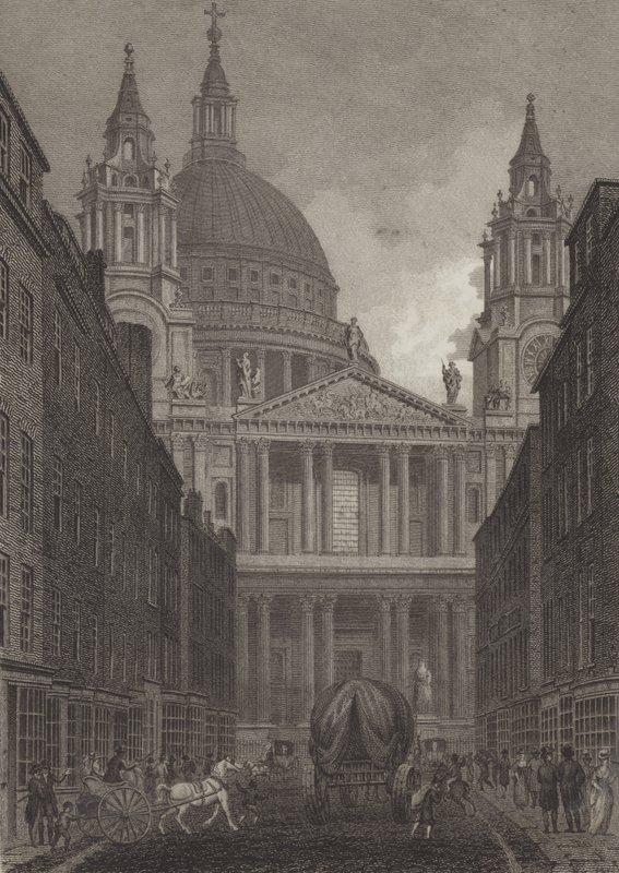 St Pauls Cathedral, London by English School