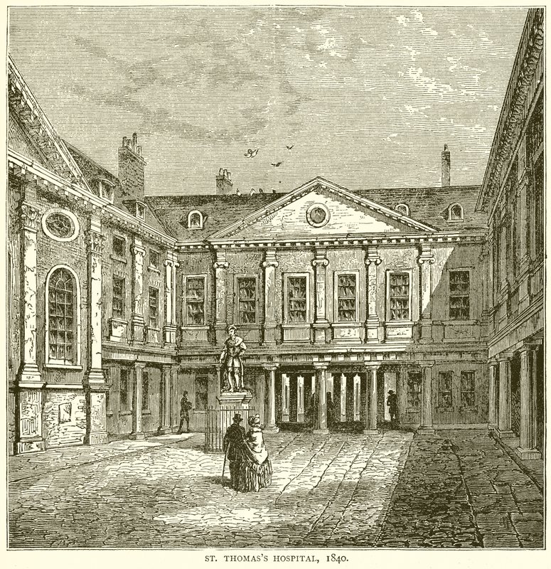 St. Thomass Hospital, 1840 by English School