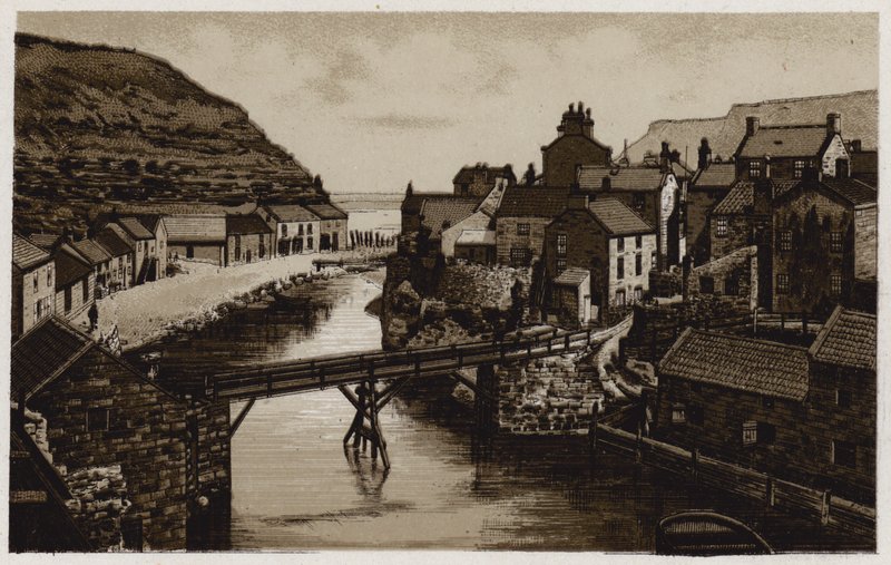 Staithes by English School