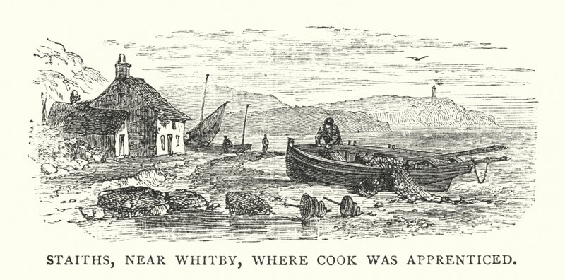 Staiths, near Whitby, where Cook was apprenticed by English School