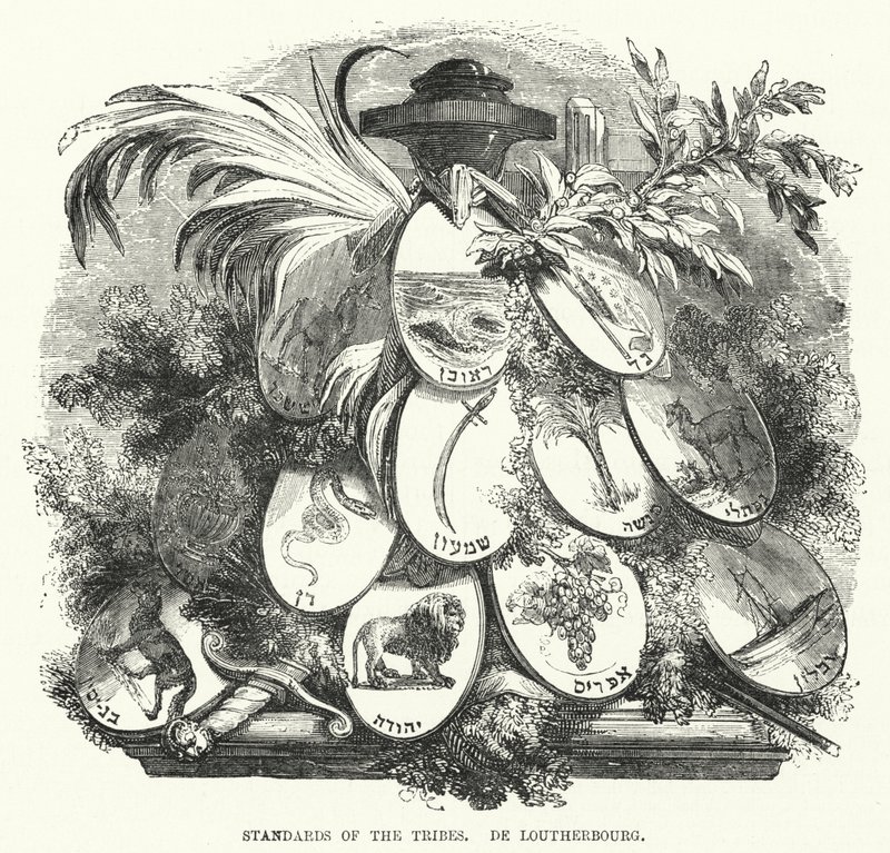 Standards of the Tribes, De Loutherbourg by English School