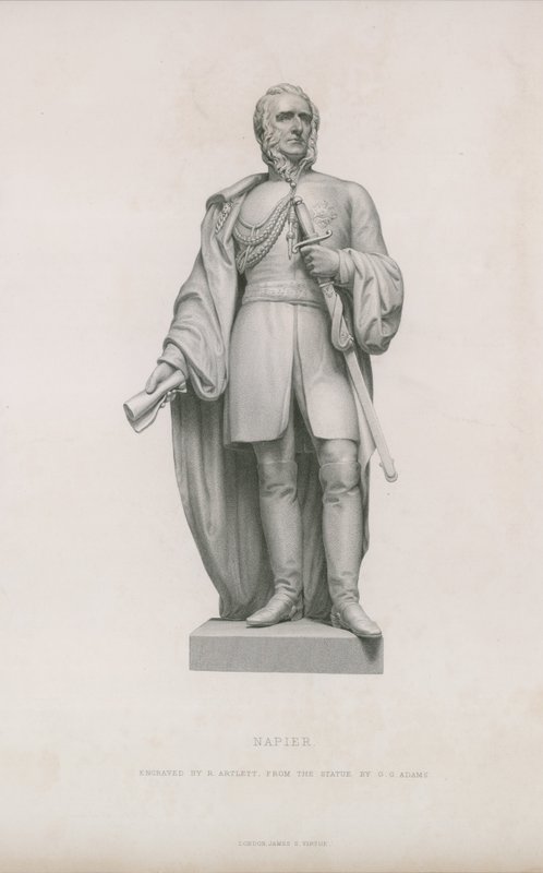 Statue of Charles James Napier by English School