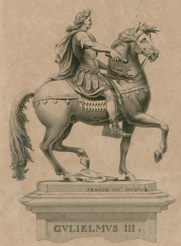 Statue of King William the Third, in St Jamess Square, London by English School