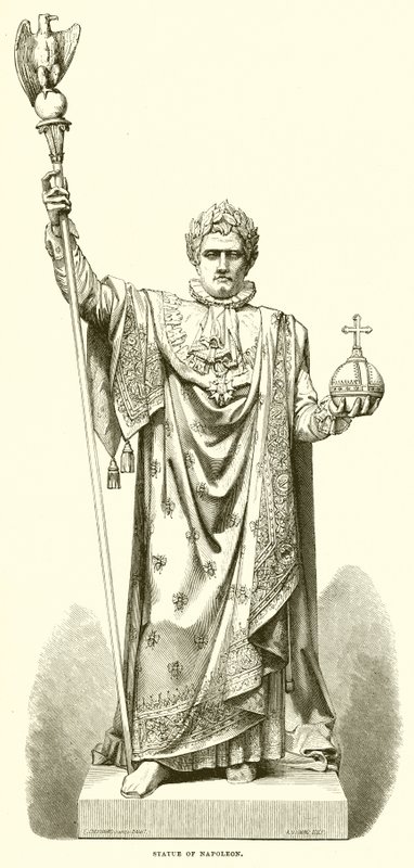 Statue of Napoleon by English School