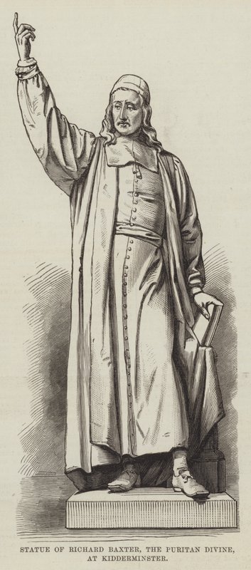 Statue of Richard Baxter, the Puritan Divine, at Kidderminster by English School