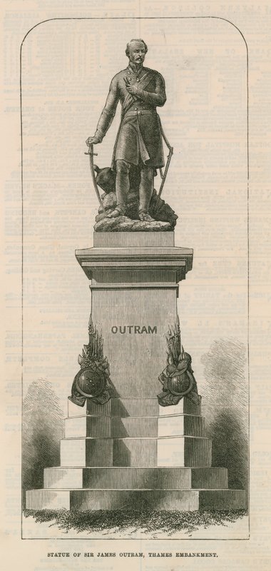 Statue of Sir James Outram by English School