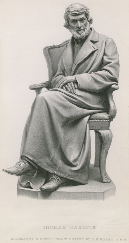 Statue of Thomas Carlyle by English School