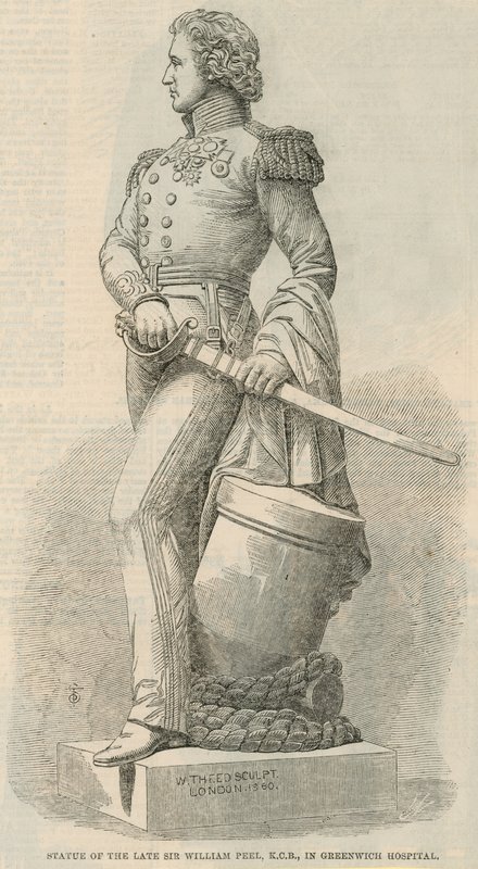 Statue of the Late Sir William Peel by English School