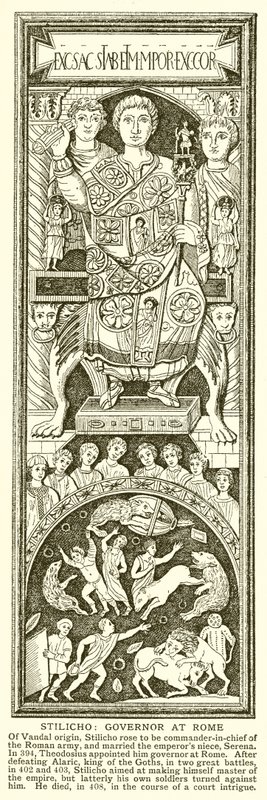 Stilicho: Governor at Rome by English School
