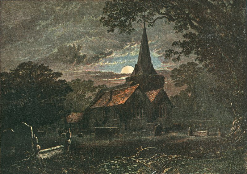 Stoke Pogis Churchyard by English School