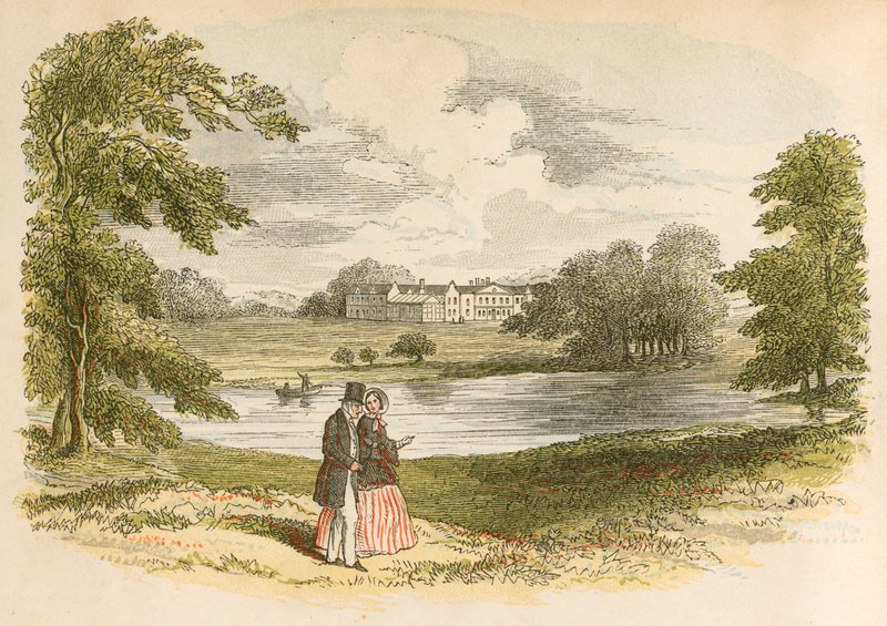 Strathfieldsaye, country residence of the Duke of Wellington by English School