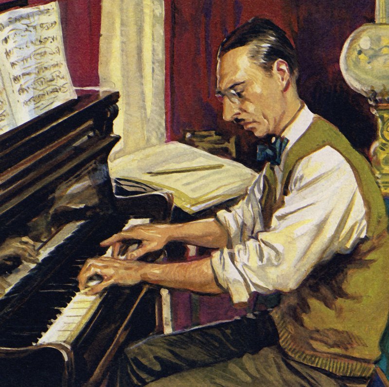 Stravinsky had some lessons from Rimsky-Korsakov by English School
