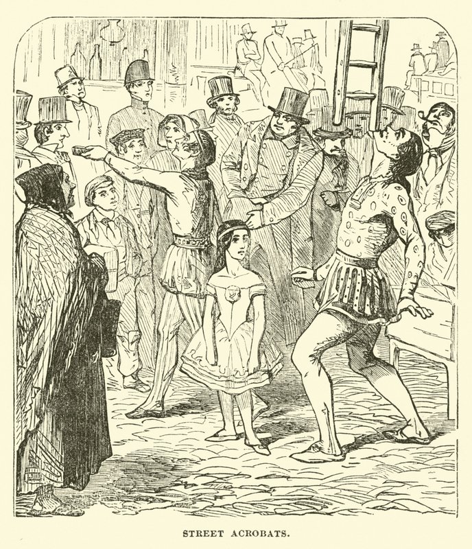 Street Acrobats by English School