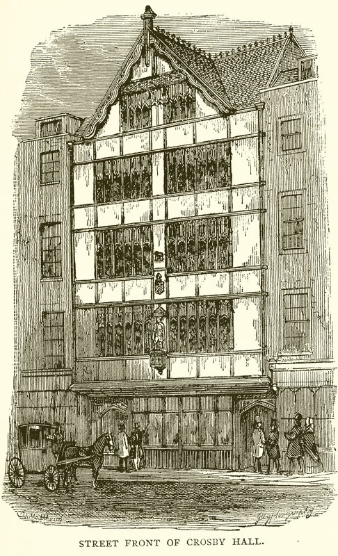 Street Front of Crosby Hall by English School
