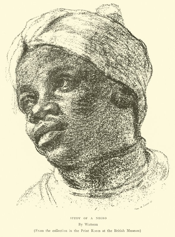 Study of a Negro by English School