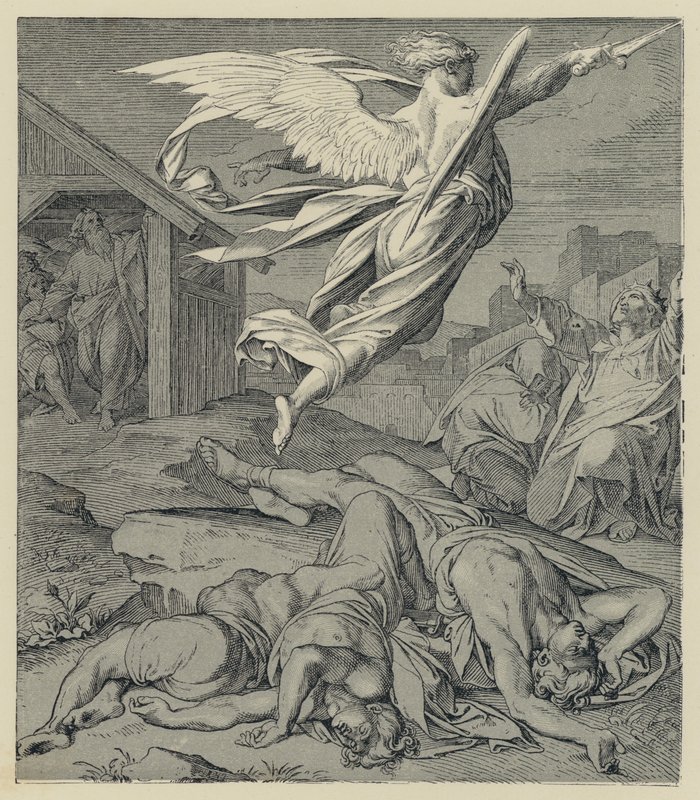 Summons of the Destroying Angel to Babylon by English School