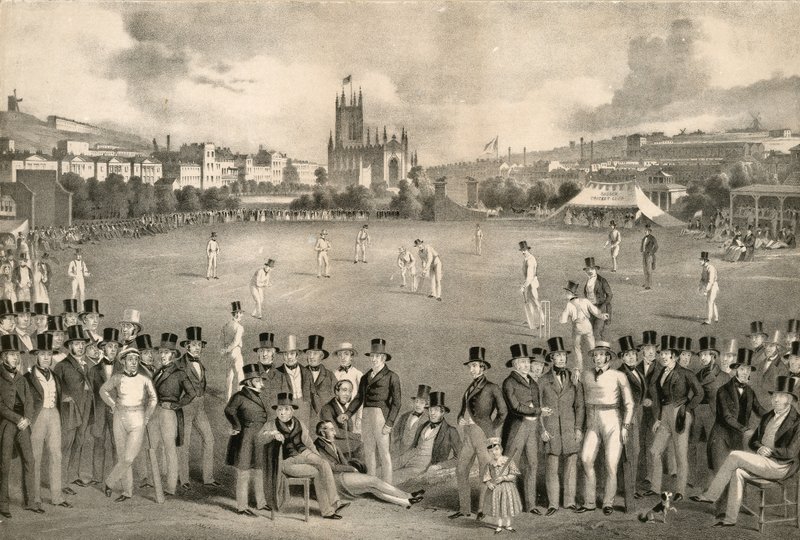 Sussex cricket club vs Kent, 1849, Brighton by English School