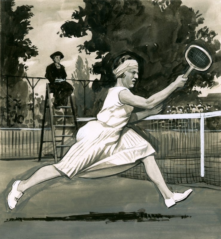 Suzanne Lenglen, the Ladies