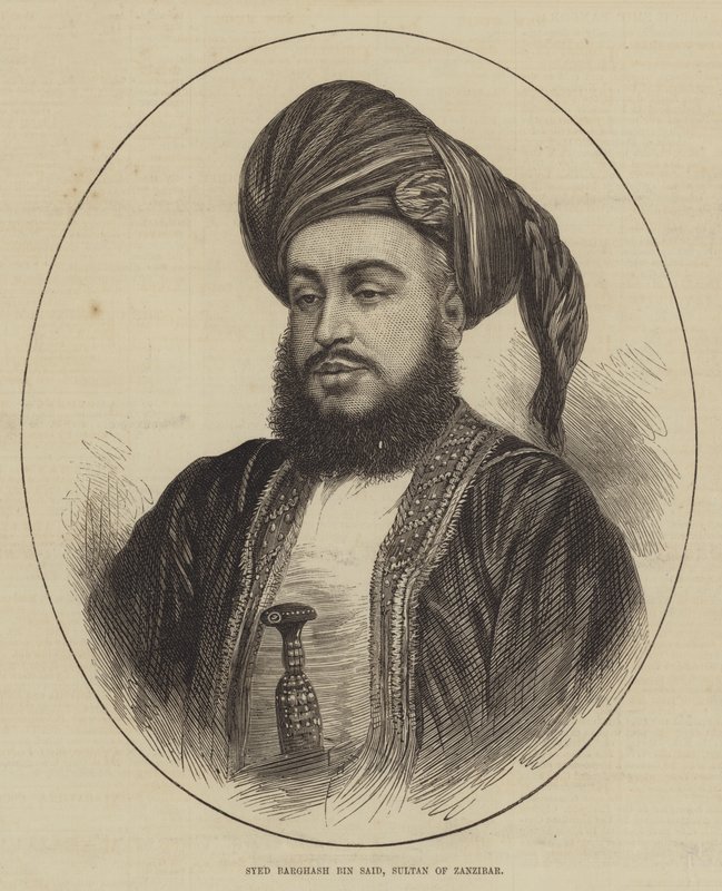 Syed Barghash Bin Said, Sultan of Zanzibar by English School