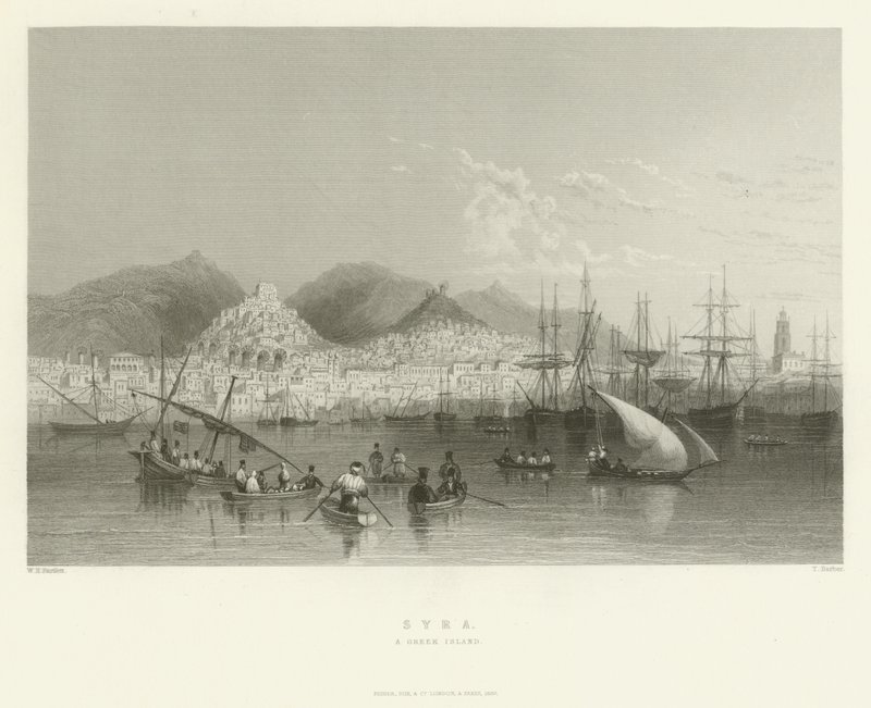 Syra, a Greek Island by English School