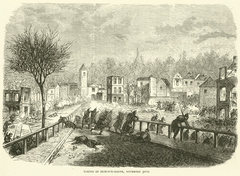 Taking of Brie-sur-Marne, 30 November, November 1870 by English School
