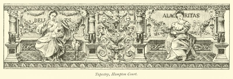 Tapestry, Hampton Court by English School