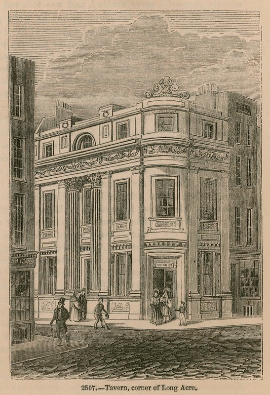 Tavern, corner of Long Acre, London by English School