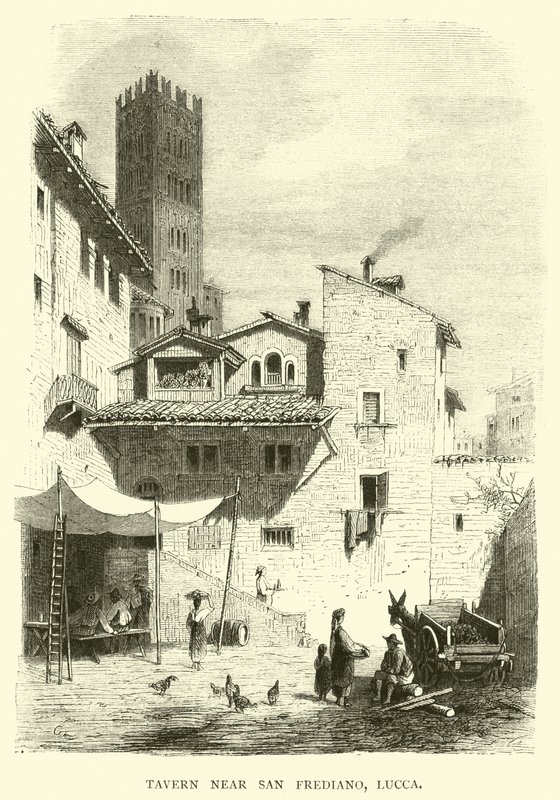 Tavern near San Frediano, Lucca by English School