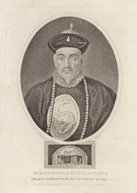 Qianlong, Emperor of China by English School