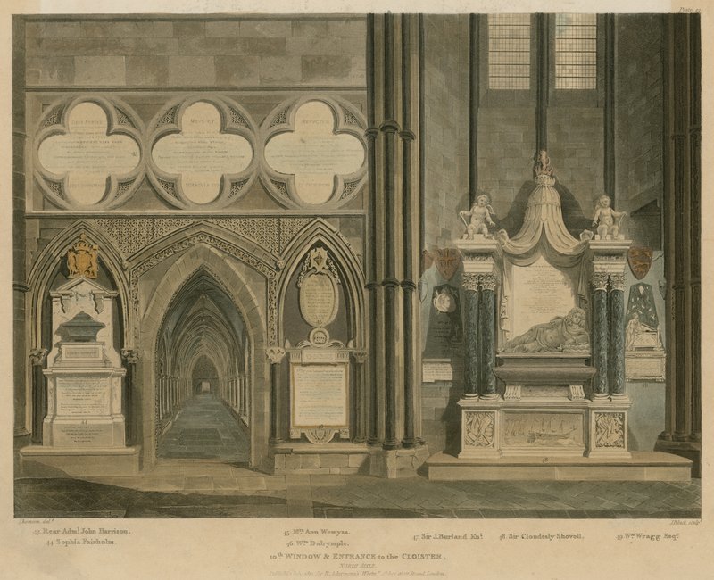 Tenth Window and Entrance to the Cloister, North Aisle, Westminster Abbey, London by English School