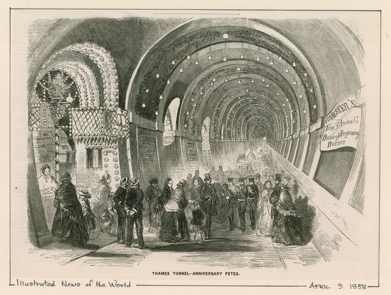 Thames Tunnel - Anniversary Fetes by English School