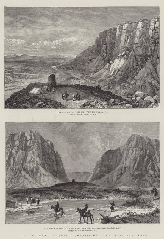 The Afghan Boundary Commission, the Zulfikar Pass by English School