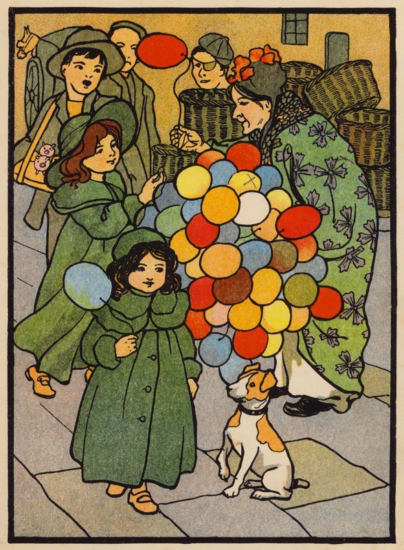 The Air-Ball Woman by English School