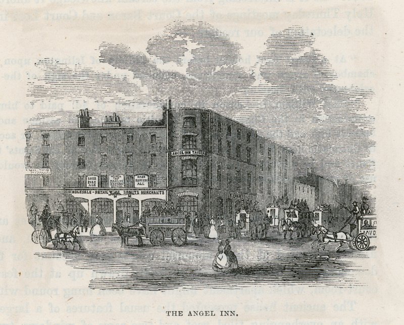 The Angel Inn, Islington by English School