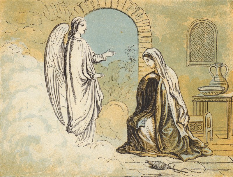 The Annunciation by English School