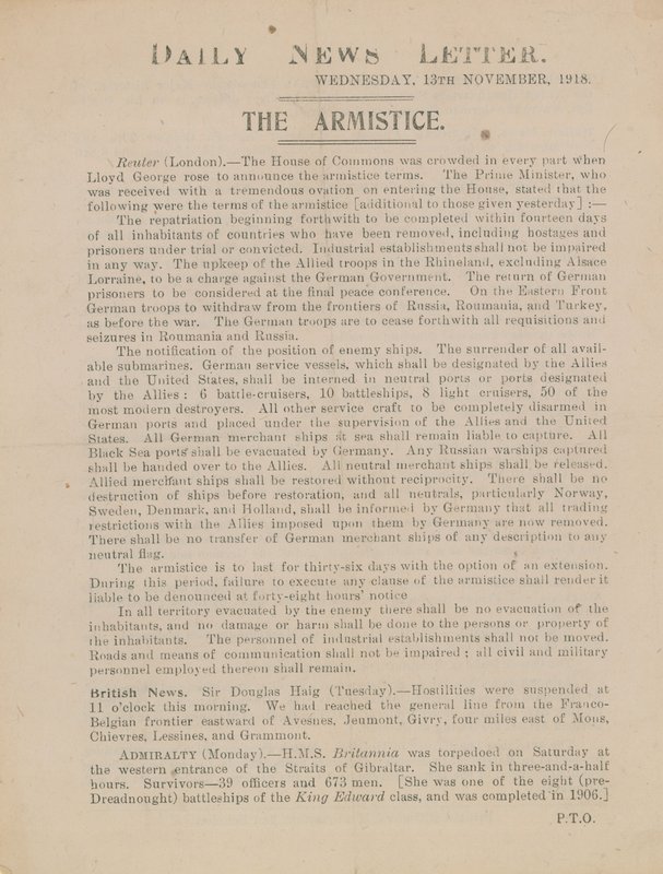 The Armistice by English School