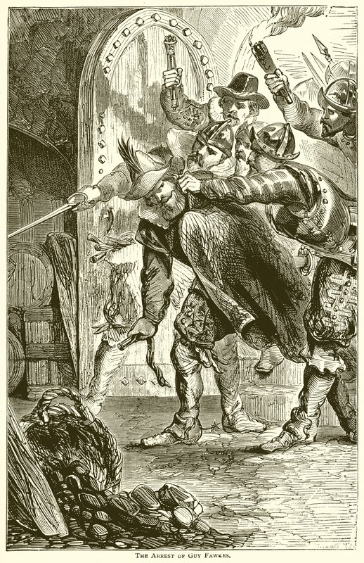 The Arrest of Guy Fawkes by English School