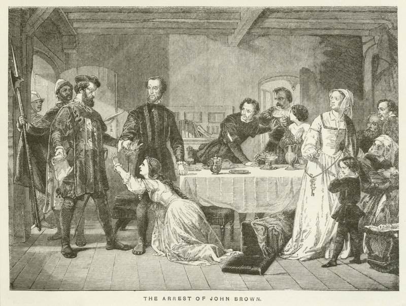 The Arrest of John Brown by English School