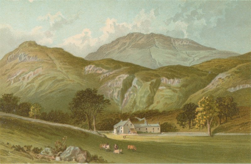 The Ascent of Ben Lomond from Rowardennan by English School