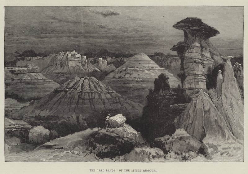 The "Bad Lands" of the Little Missouri by English School