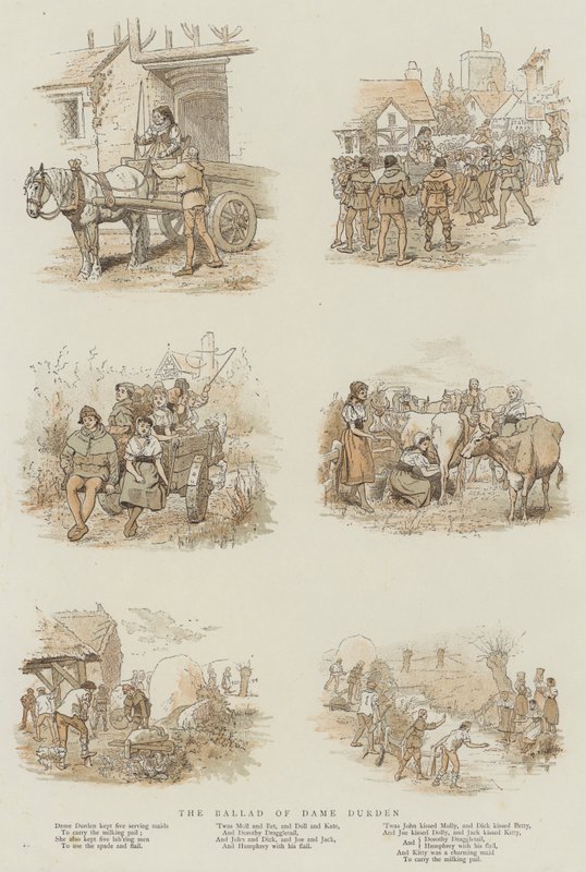 The Ballad of Dame Durden by English School