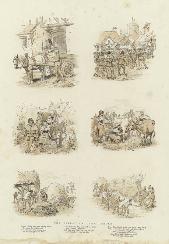The Ballad of Dame Durden by English School