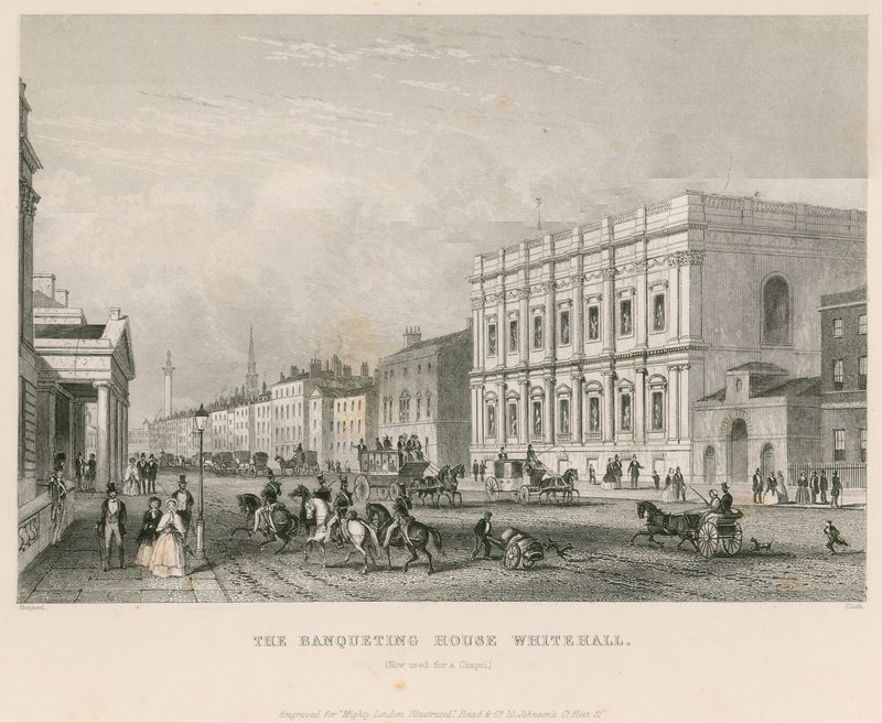The Banqueting House, Whitehall by English School