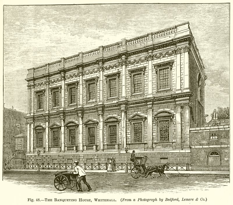 The Banqueting House, Whitehall by English School