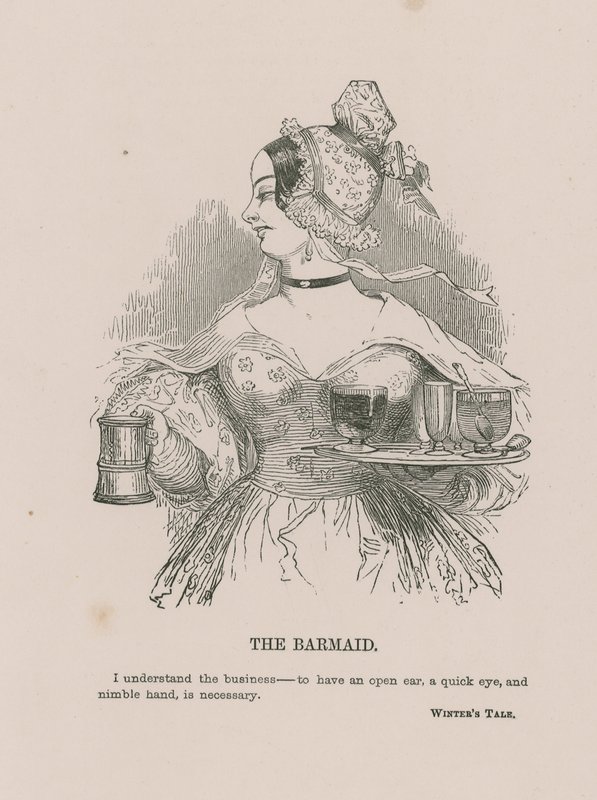 The Barmaid by English School
