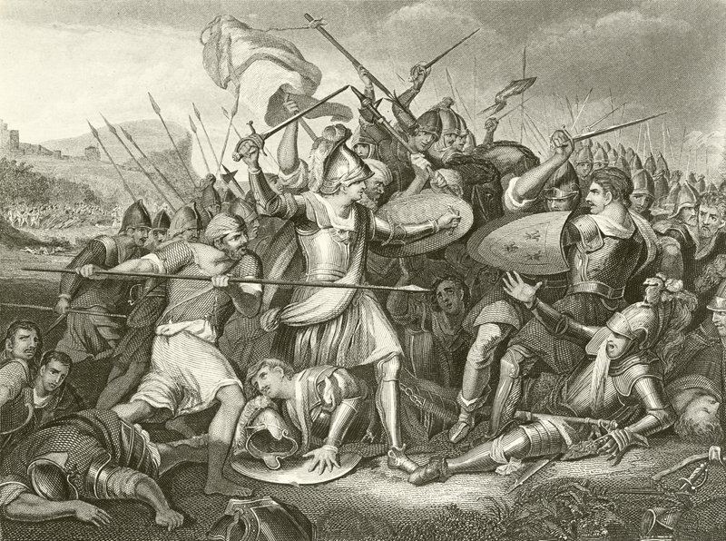 The Battle of Agincourt by English School