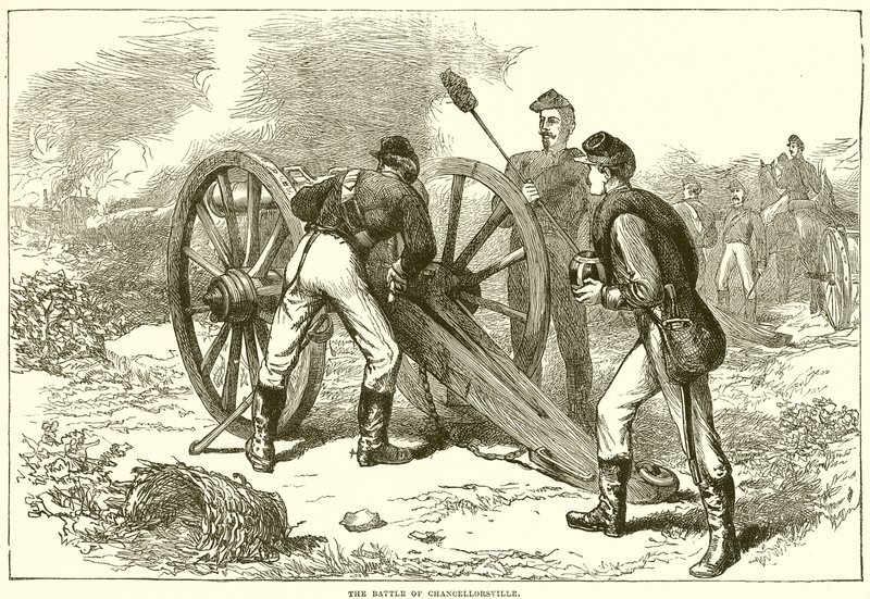 The Battle of Chancellorsville by English School