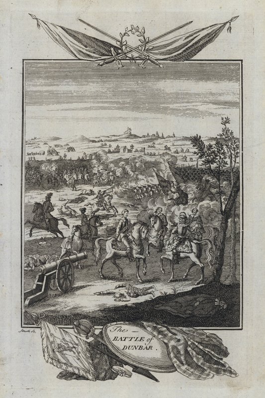 The Battle of Dunbar by English School